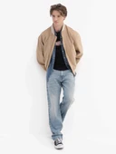 Guess Jeans Suede Erkek Bomber Ceket thumbnail 4