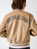Guess Jeans Suede Erkek Bomber Ceket thumbnail 5