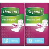 Depend Mesane Pedi Kadın Normal 24 Adet thumbnail 1