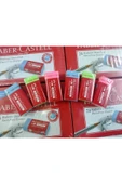 FABER-CASTELL ORTA BOY 6 LI RENKLİ SİLGİ thumbnail 3