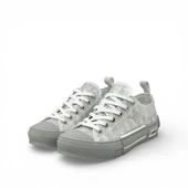 Giay Dior B23 Low White Navy Blue Dior thumbnail 5