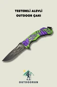 Testereli Alevli Outdoor Çakı - 22 cm thumbnail 1