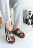 Nool Yeşil Nubuk Terlik thumbnail 1