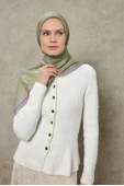 Labirent Desen Lyocell Monare Eşarp - 6424 thumbnail 7
