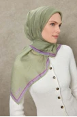 Labirent Desen Lyocell Monare Eşarp - 6424 thumbnail 8