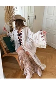 DIE&MORE Trend Minimal Desenli Oversize Kimono thumbnail 4
