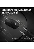 Logitech 910-007532 GPROX SUPERLIGHT 2C Kablosuz Oyuncu Mouse Siyah thumbnail 4