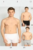 LUMİNUR Erkek 6'lı Paket Elastan Boxer thumbnail 3