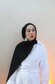Neo Pamuk Şal- Siyah thumbnail 1