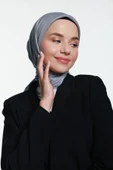 Mk Pamuk Eşarp Gri thumbnail 2