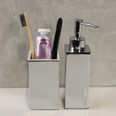 Kobos Kare Banyo Seti Parlak Krom thumbnail 3