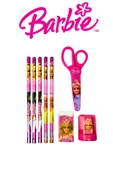 Barbie Lisanslı Mini Kurşun Kalem Seti 8 PARÇA thumbnail 2