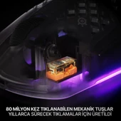 Steelseries Aerox 3 Wireless Gen 2 - Ghost 4K Kablosuz Gaming Mouse thumbnail 6