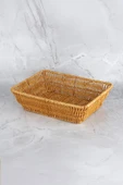 Digithome Dikdörtgen Rattan Mini Ekmek Sepeti - BB6061 thumbnail 4