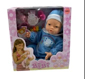 Aksesuarlı Mimikli Bebek 8871 ( mavi ) thumbnail 1