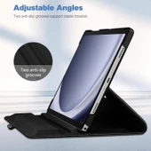 Abatech Samsung Tab A11 Siyah Katlanabilir Lansman Kılıf thumbnail 3