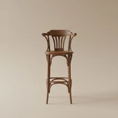 Thonet Kolçaklı Ahşap Bar Sandalyesi thumbnail 12