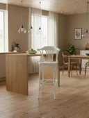 Thonet Kolçaklı Ahşap Bar Sandalyesi thumbnail 1