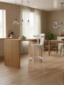 Thonet Kolçaklı Ahşap Bar Sandalyesi thumbnail 2