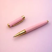 Premium Pembe Metal Roller Kalem thumbnail 3