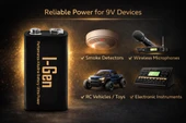 I-Gen 9V (6Lr61) Alkalin 9 Volt Pil 1 Adet thumbnail 4