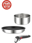 Tefal Ingenıo Preference Paslanmaz Çelik 4 Parçalı Tencere Seti thumbnail 2