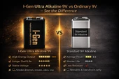 I-Gen 9V (6Lr61) Alkalin 9 Volt Pil 1 Adet thumbnail 5