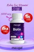 Maxigal Biotin Vitamin 5 Mg 120 Tablet thumbnail 2