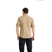 Q&Steinbock Sithonia Man Shirt Bej thumbnail 4