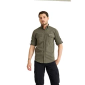 Q&Steinbock Sithonia Man Shirt Haki thumbnail 4