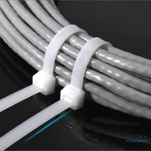 Kablo Bağı 4.5x250mm (Beyaz) (100 Adet) thumbnail 4