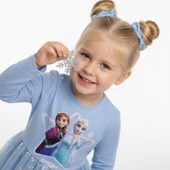 Elsa Kız Çocuk Elbise thumbnail 3