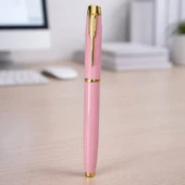 Premium Pembe Metal Roller Kalem thumbnail 1