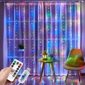 Tel Perde Led 3*3m 300 Led Rgb thumbnail 1
