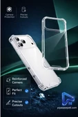 Apple iPhone 17 Pro Şeffaf Tank Silikon Kapak thumbnail 3