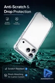 Apple iPhone 17 Pro Şeffaf Tank Silikon Kapak thumbnail 4