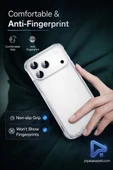 Apple iPhone 17 Pro Şeffaf Tank Silikon Kapak thumbnail 2