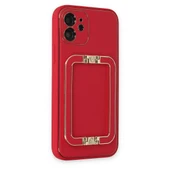 İphone 12 Kılıf Coco Elit Kapak - Kırmızı thumbnail 2