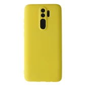Xiaomi Redmi Note 8 Pro Kılıf First Silikon - Sarı thumbnail 1