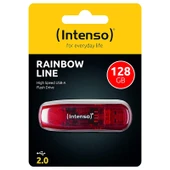 Intenso USB 2.0 128 GB Rainbow Line Bellek thumbnail 1