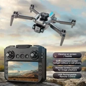 T7 Pro Drone HD Çift Kameralı Katlanabilir Drone thumbnail 5
