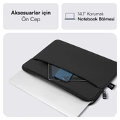 MACK MCE-1501 14.1 NOVA Eco Notebook Sleeve Siyah thumbnail 3
