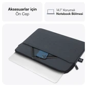 MACK MCE-1504 14.1 NOVA Eco Notebook Sleeve Antrasit thumbnail 3