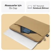 MACK MCE-1503 14.1 NOVA Eco Notebook Sleeve Camel thumbnail 3