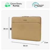 MACK MCE-1503 14.1 NOVA Eco Notebook Sleeve Camel thumbnail 2