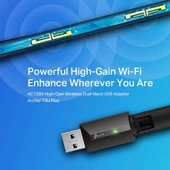 Tp-Link Archer T3U Plus, Ac600 Mbps Antenli Wireless Usb Adaptör thumbnail 4