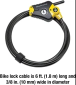 Master Lock 8413Dpf Python Kablolu Kilit, Anahtarlı, 1 Adet thumbnail 6