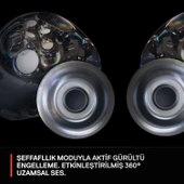 Steelseries Arctis Gamebuds Gaming Earbuds Beyaz thumbnail 3