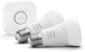 Philips Huewca 9W E27 Renkli Akıllı Ampul 2'Li Başlangıç Seti thumbnail 4