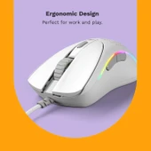 Glorious Oyun - Model D 2: Kablolu Ergonomik Fare, Superlight 58G, 26K Optik Sensör, 6 Programlanabi thumbnail 2